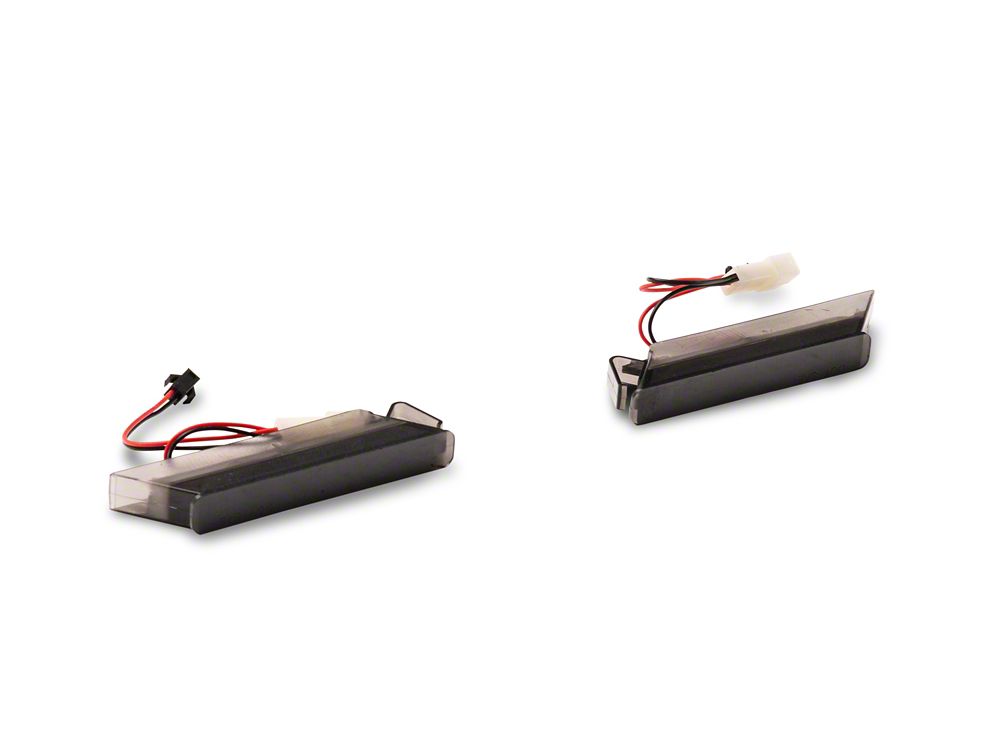 Raxiom Axial Series Side Mirror LED Turn Signal Lights; Smoked (04-14 F-150)