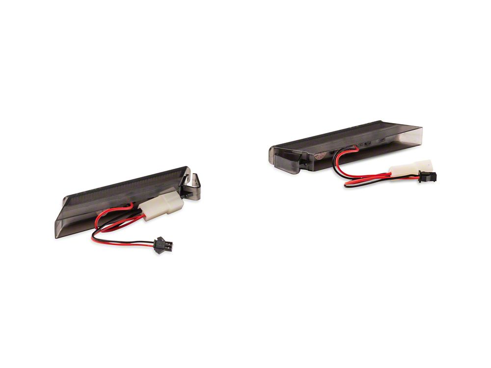 Raxiom Axial Series Side Mirror LED Turn Signal Lights; Smoked (04-14 F-150)