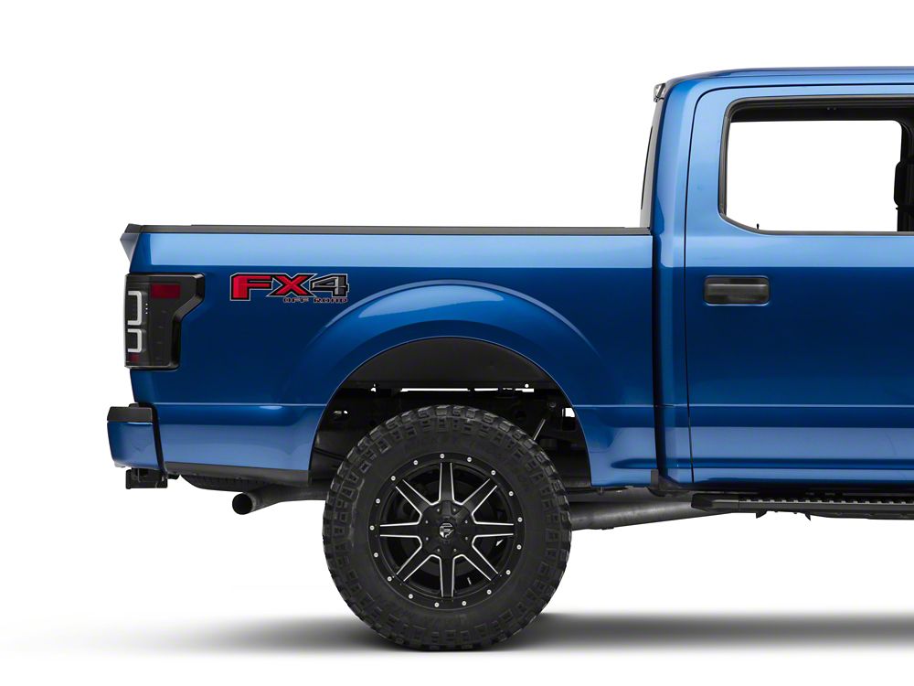 Raxiom G3 LED Tail Lights; Black Housing; Clear Lens (15-17 F-150 w/ Factory Halogen Non-BLIS Tail Lights)