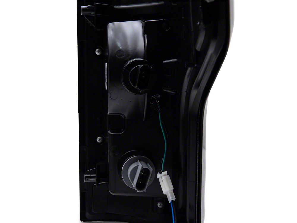 Raxiom G3 LED Tail Lights; Black Housing; Clear Lens (15-17 F-150 w/ Factory Halogen Non-BLIS Tail Lights)