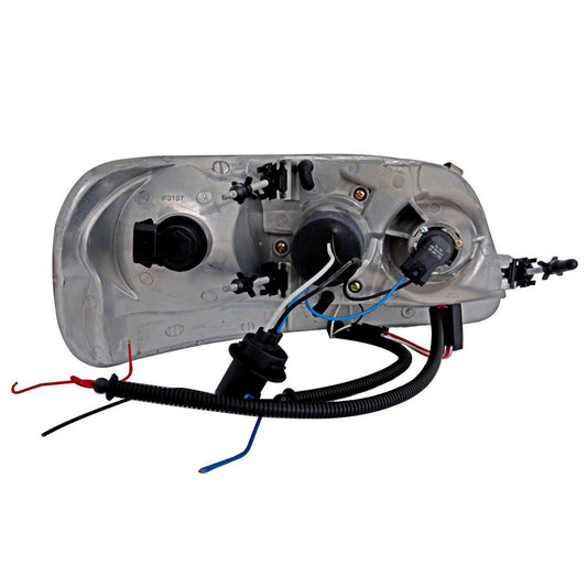 Raxiom LED Halo Projector Headlights; Black Housing; Clear Lens (97-03 F-150)