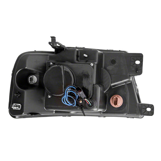 Raxiom LED Halo Projector Headlights; Chrome Housing; Clear Lens (04-08 F-150)