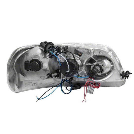 Raxiom LED Halo Projector Headlights; Chrome Housing; Clear Lens (97-03 F-150)