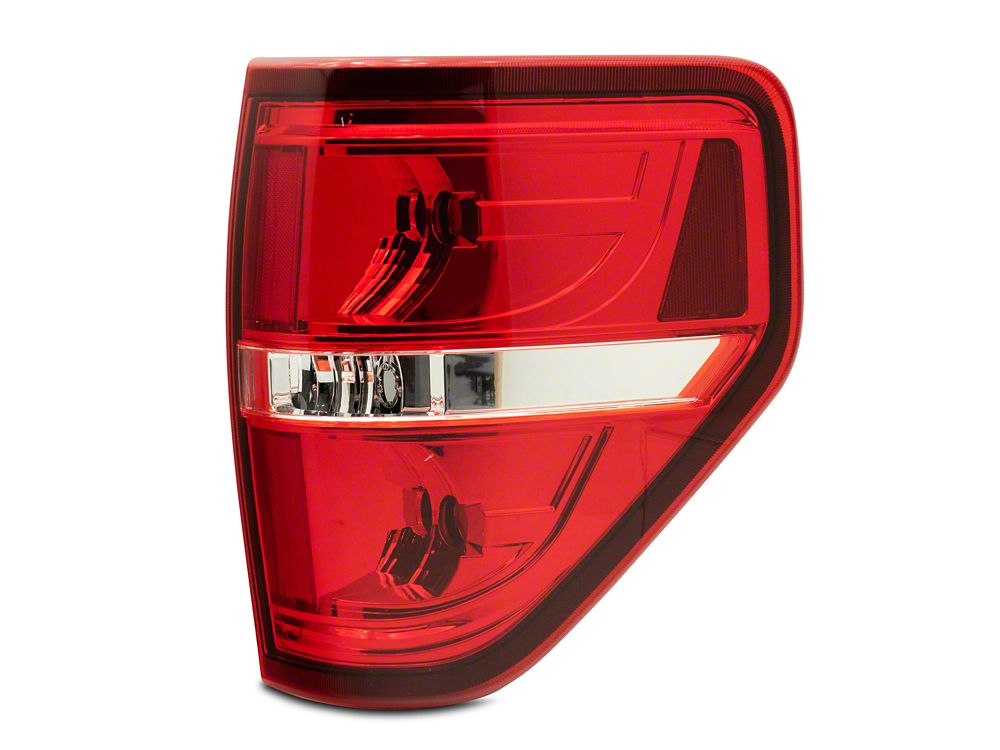 Raxiom Tail Lights; Chrome Housing; Red/Clear Lens (09-14 F-150 Styleside)