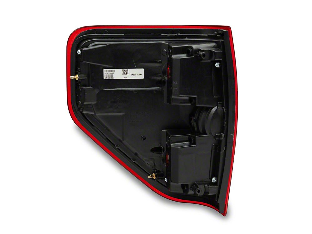 Raxiom Tail Lights; Chrome Housing; Red/Clear Lens (09-14 F-150 Styleside)