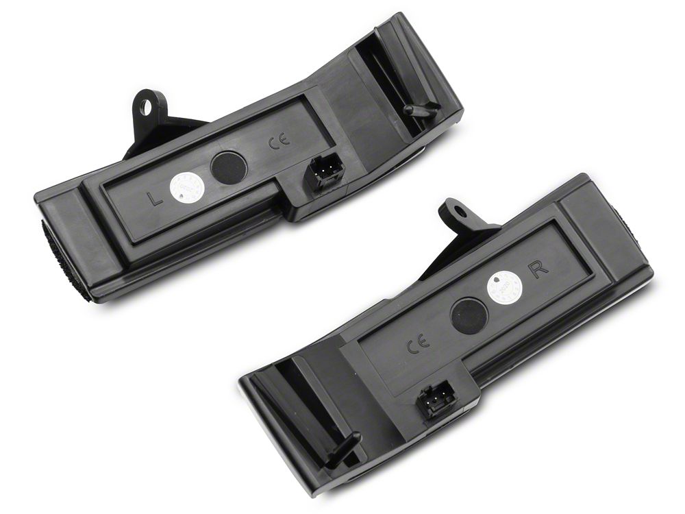 Raxiom Axial Series Sequential LED Side Mirror Marker Lights; Smoked (15-18 F-150)