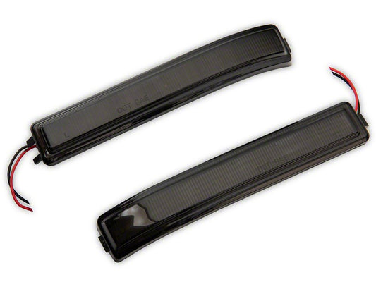 Raxiom Axial Series White LED Mirror Turn Signal; Smoked (09-14 F-150)