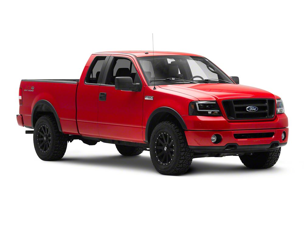 Raxiom Axial Series Projector Headlights; Black Housing; Clear Lens (04-08 F-150)