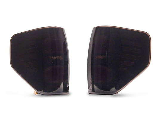 Raxiom Axial Series LED Tail Lights; Black Housing; Smoked Lens (09-14 F-150 Styleside)