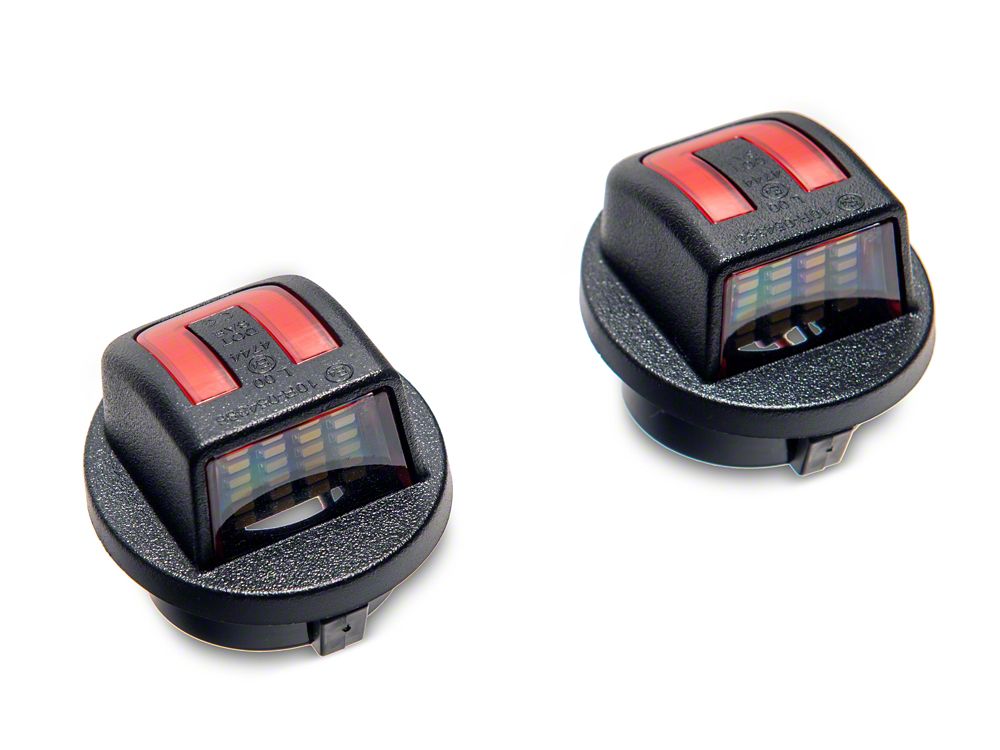 Raxiom LED License Plate Lighting; White and Red (04-14 F-150)