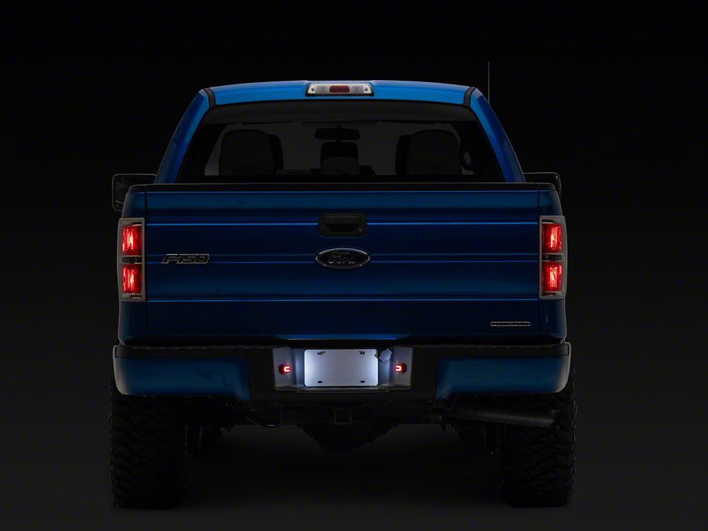 Raxiom LED License Plate Lighting; White and Red (04-14 F-150)