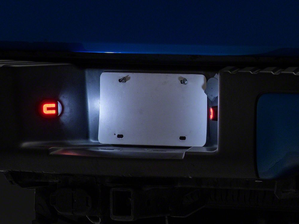 Raxiom LED License Plate Lighting; White and Red (04-14 F-150)