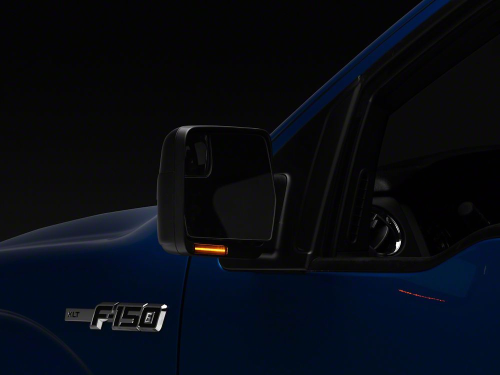 Raxiom Axial Series LED Third Brake Light with Sequential LED Mirror Mounted Turn Signals; Smoked (09-14 F-150, Excluding Raptor)