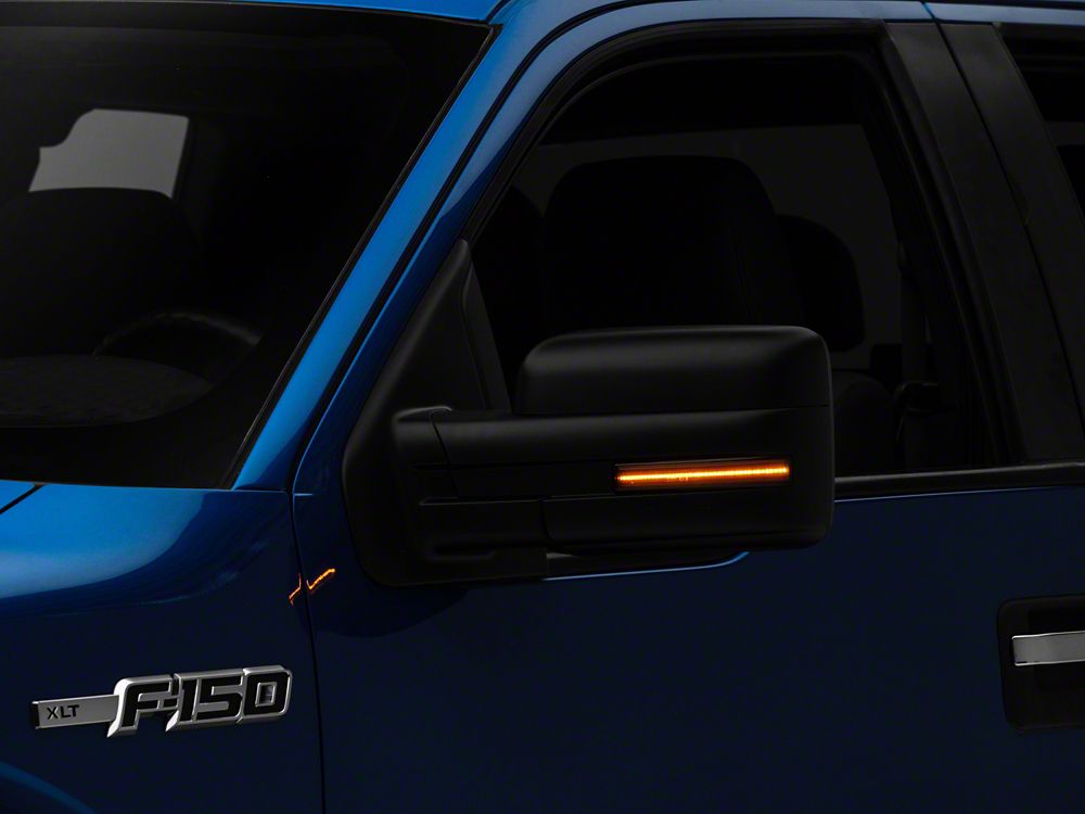 Raxiom Axial Series LED Third Brake Light with Sequential LED Mirror Mounted Turn Signals; Smoked (09-14 F-150, Excluding Raptor)