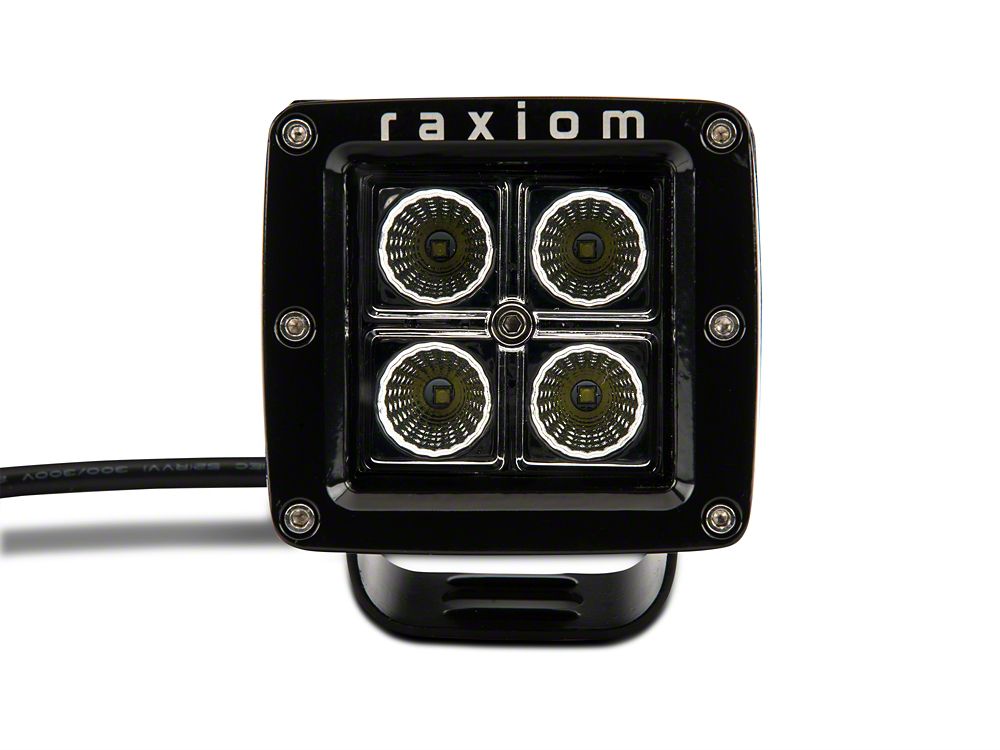 Raxiom 3-Inch Square LED Light (Universal; Some Adaptation May Be Required)