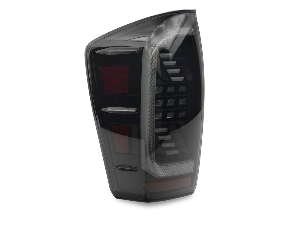 Raxiom LED Tail Lights; Black Housing; Clear Lens (16-23 Tacoma)