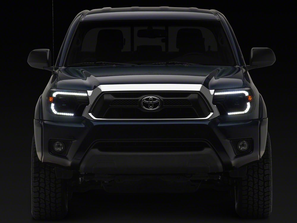 Raxiom Axial Series Switchback Projector Headlights; Black Housing; Clear Lens (12-15 Tacoma)