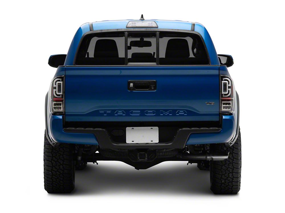 Raxiom XW Series Sequential LED Tail Lights; Black Housing; Clear Lens (16-23 Tacoma)