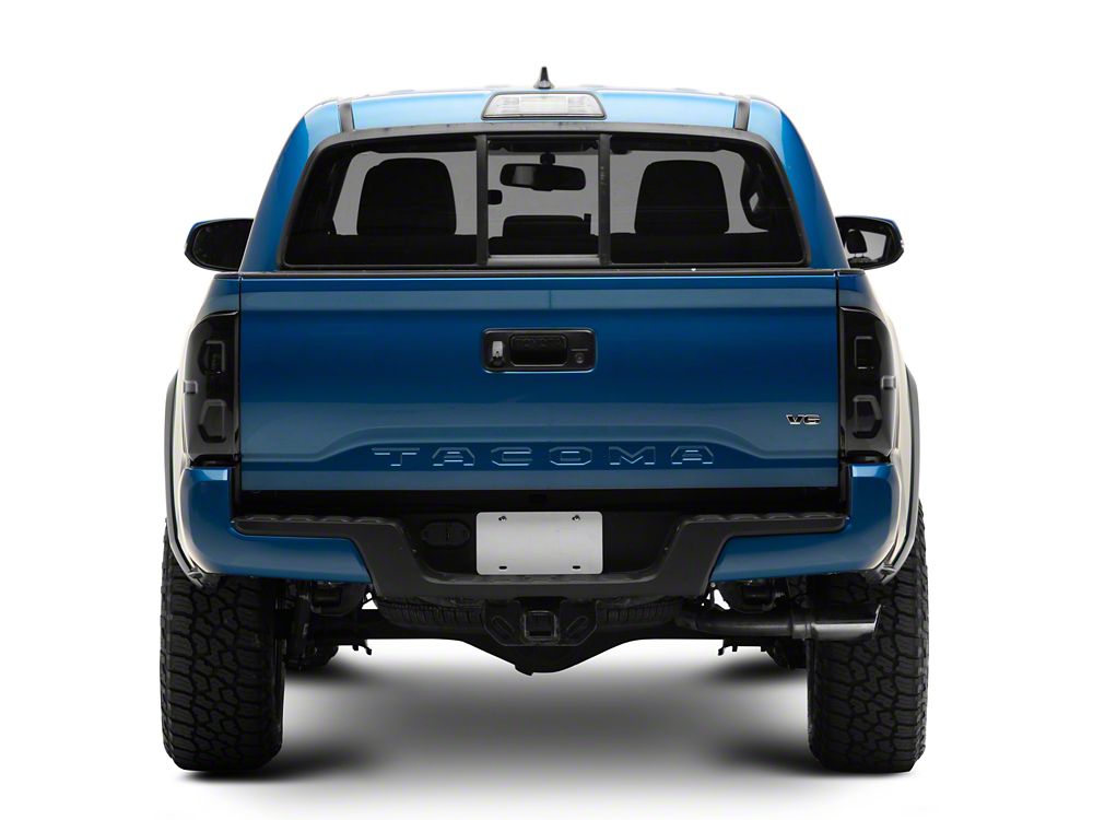 Raxiom Deuce LED Tail Lights; Black Housing; Smoked Lens (16-23 Tacoma)