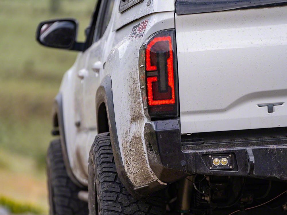Raxiom LED Tail Lights; Black Housing; Smoked Lens (16-23 Tacoma)