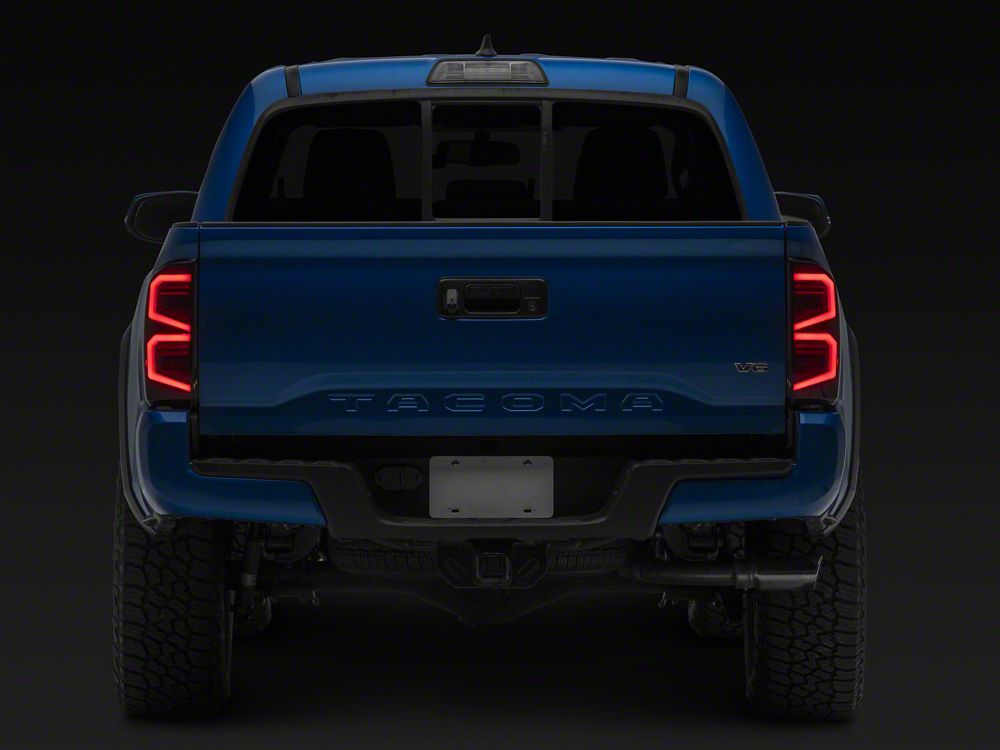 Raxiom ST LED Tail Lights; Black Housing; Smoked Lens (16-23 Tacoma)