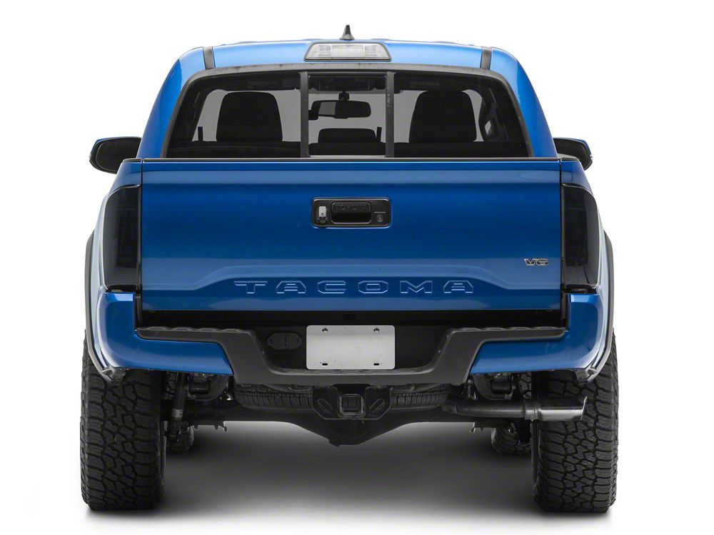 Raxiom ST LED Tail Lights; Black Housing; Smoked Lens (16-23 Tacoma)