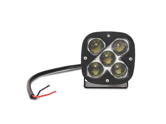 Raxiom 3-Inch Square High-Powered LED Light (Universal; Some Adaptation May Be Required)