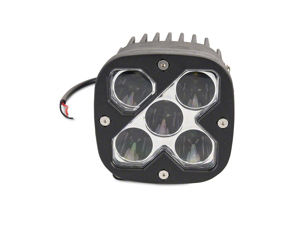 Raxiom 4.25-Inch Square High-Powered LED Light