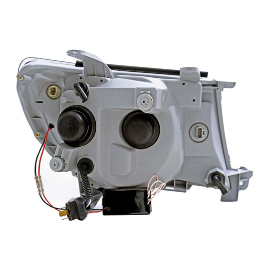 Raxiom Super White LED Halo Projector Headlights; Black Housing; Clear Lens (05-09 Tacoma)