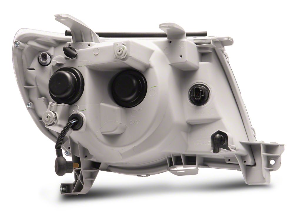 Raxiom Super White LED Halo Projector Headlights; Chrome Housing; Clear Lens (05-09 Tacoma)