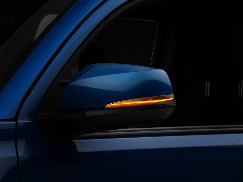 Raxiom Axial Series Mirror Mounted LED Sequential Turn Signals; Smoked (16-23 Tacoma)