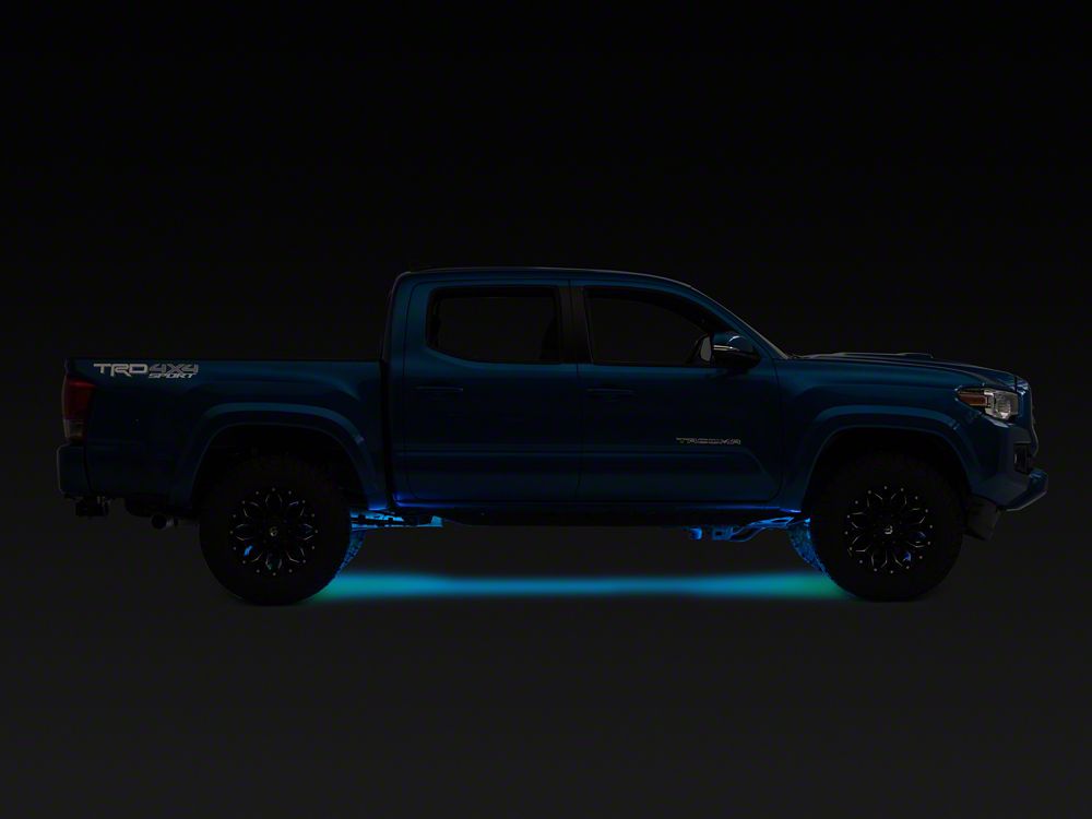 Raxiom Axial Series Multi-Color Underbody Rock Light Kit with Bluetooth Remote (Universal; Some Adaptation May Be Required)