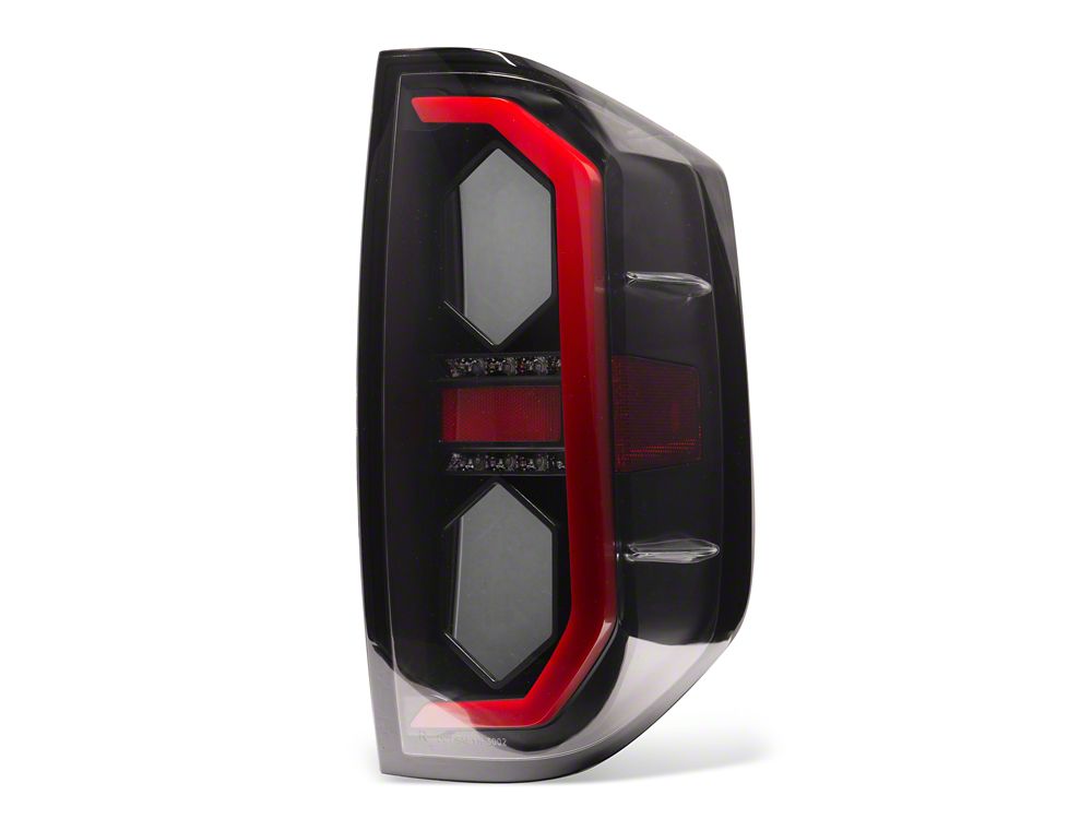 Raxiom LED Ring Tail Lights; Black Housing; Clear Lens (14-21 Tundra)