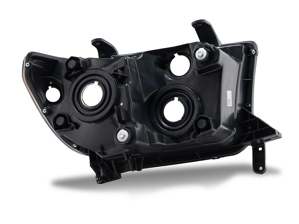 Raxiom OEM Style Headlights; Black Housing; Clear Lens (07-13 Tundra w/o Level Adjuster)