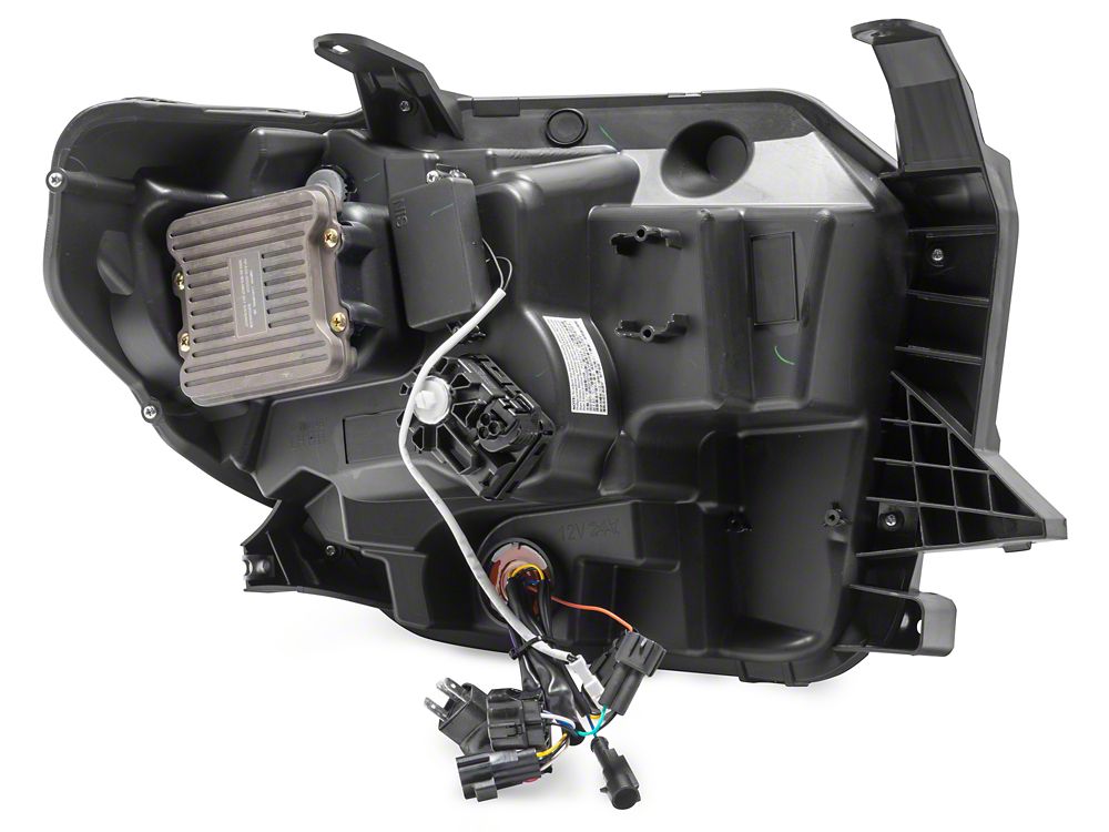 Raxiom CXR Series LED Headlights; Black Housing; Clear Lens (14-21 Tundra)