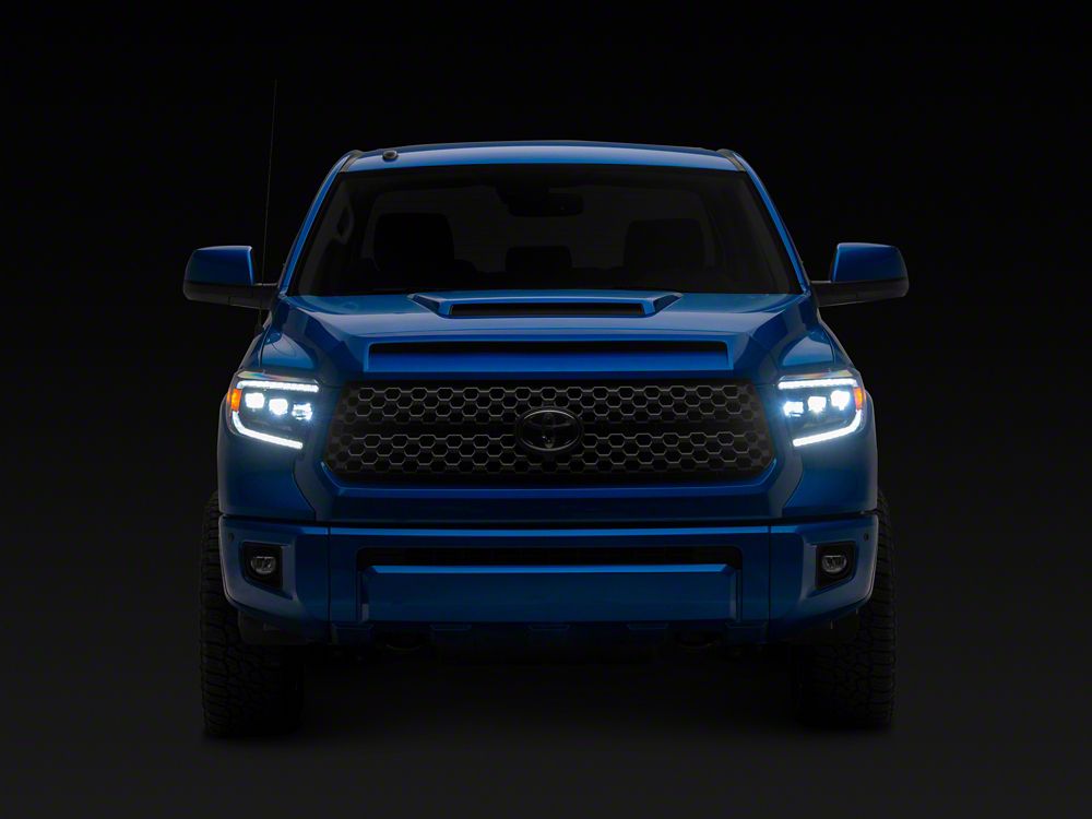 Raxiom CXR Series LED Headlights; Black Housing; Clear Lens (14-21 Tundra)