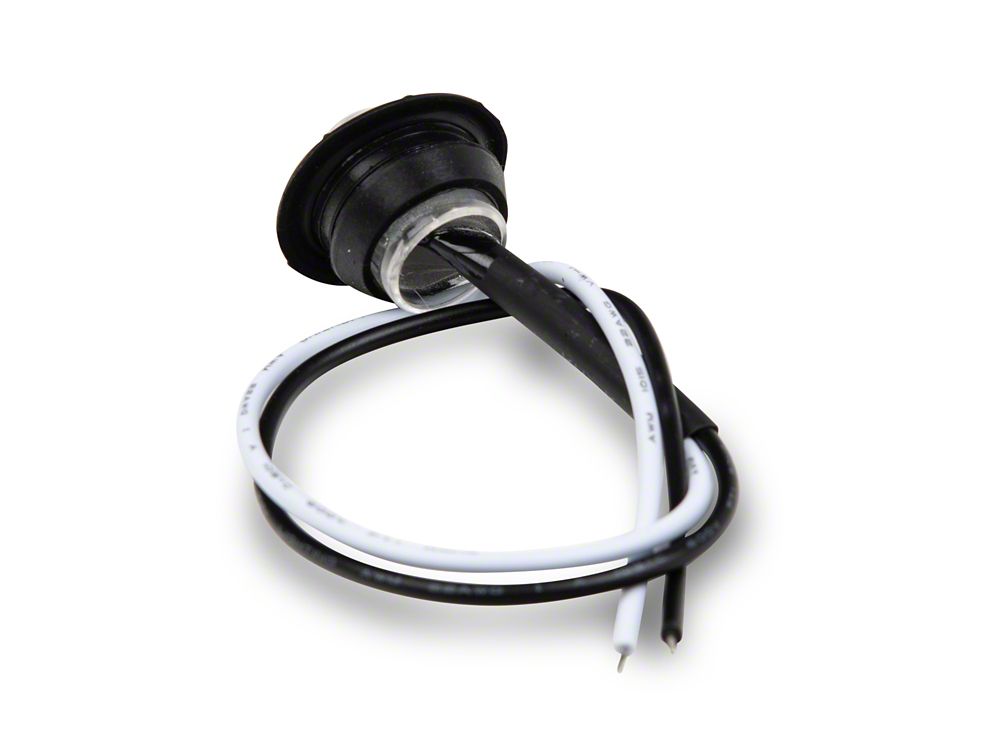 Raxiom Axial Series 3/4-Inch LED Marker Light; Clear Lens