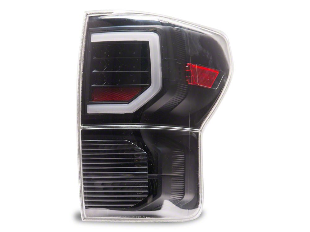 Raxiom Axial Series Dual C-Shape LED Tail Lights; Black Housing; Clear Lens (07-13 Tundra)