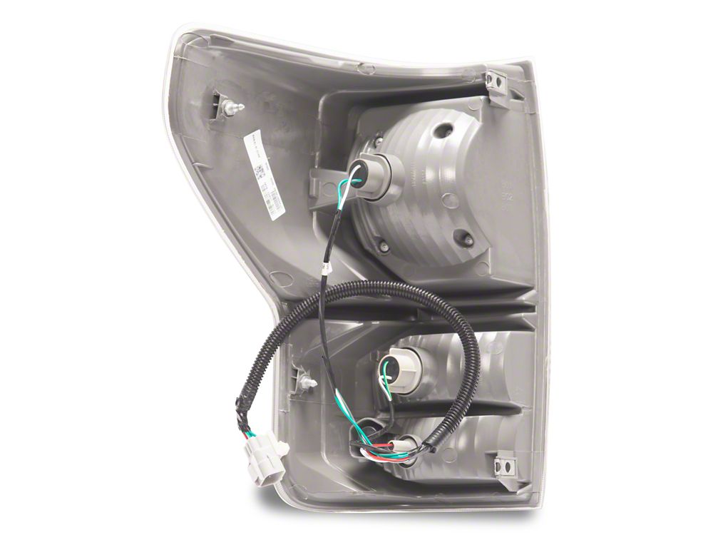 Raxiom Axial Series Dual C-Shape LED Tail Lights; Black Housing; Clear Lens (07-13 Tundra)