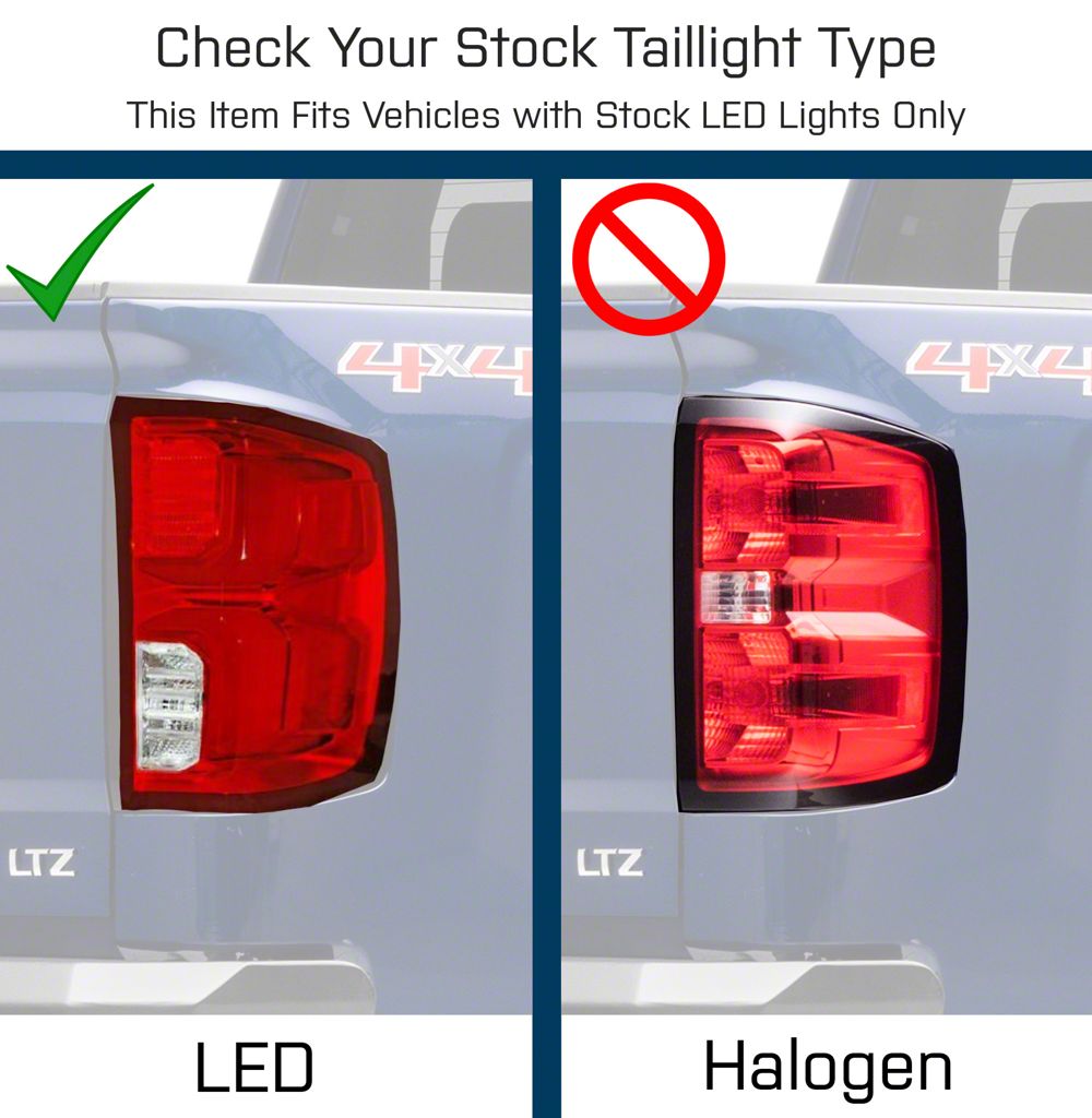 Raxiom LED Tail Lights with Sequential Turn Signals; Chrome Housing; Clear Lens (14-18 Silverado 1500 w/ Factory Halogen Tail Lights)