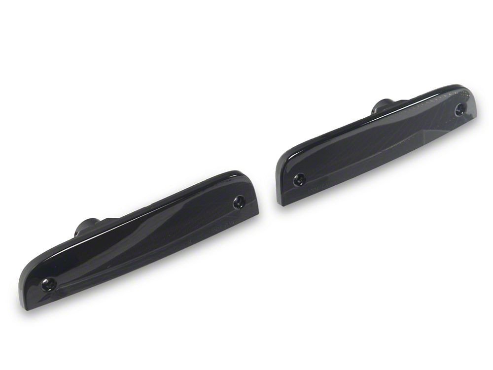 Raxiom LED Side Marker Lights; Smoked Lens; Amber LED (97-01 Jeep Cher