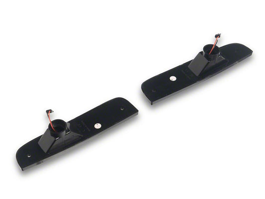 Raxiom LED Side Marker Lights; Smoked Lens; White LED (97-01 Jeep Cherokee XJ)