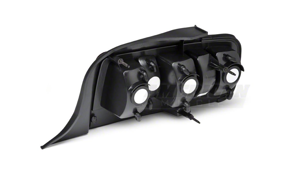 Raxiom Coyote Tail Lights and Sequential Tail Light Kit; Chrome Housing; Red/Clear Lens (05-09 Mustang)