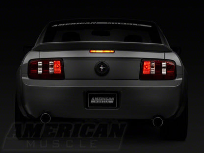 Raxiom Coyote Tail Lights and Sequential Tail Light Kit; Smoked (05-09 Mustang)