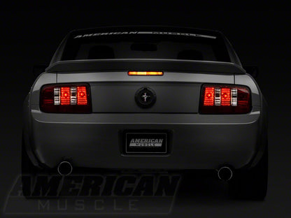 Raxiom Coyote Tail Lights and Sequential Tail Light Kit; Smoked (05-09 Mustang)