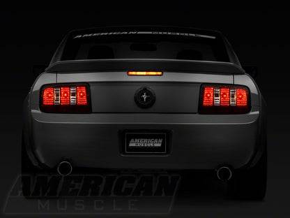 Raxiom Coyote Tail Lights and Sequential Tail Light Kit; Smoked (05-09 Mustang)