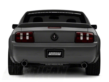 Raxiom Coyote Tail Lights and Sequential Tail Light Kit; Smoked (05-09 Mustang)