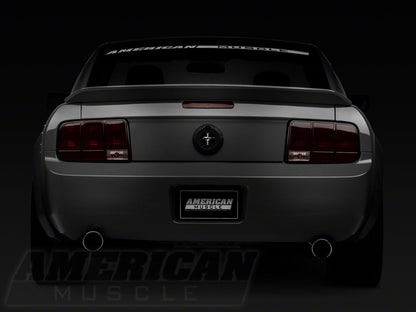 Raxiom Tail Lights and Sequential Tail Light Kit; Black Housing; Smoked Lens (05-09 Mustang)