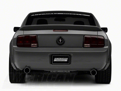 Raxiom Tail Lights and Sequential Tail Light Kit; Black Housing; Smoked Lens (05-09 Mustang)
