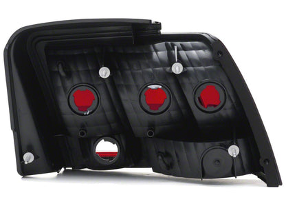 Raxiom Tail Lights and Sequential Tail Light Kit; Black Housing; Smoked Lens (99-04 Mustang, Excluding 99-01 Cobra)